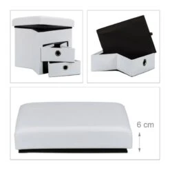 Tabouret De Rangement Carré Pliant -Wenko Soldes Boutique 8bfa0b7c75ea4e28a7f45cd8af0b2bb3