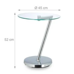 Table D’appoint Ronde En Verre Et Métal -Wenko Soldes Boutique 8c016b23b1724375af78183725711ced
