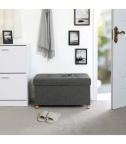 Banc De Rangement Pliable Avec Couvercle -Wenko Soldes Boutique 8c2c91f80e584d719987afa818a9cc93