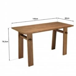 Bureau En Bois De Teck Recyclé L140 -Wenko Soldes Boutique 8d61a61342244fea805835dd97a821bc