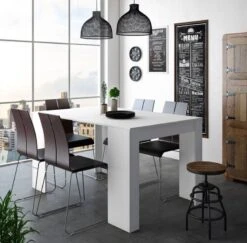 Console Extensible Jusqu'à 140cm Blanc -Wenko Soldes Boutique 901637616e1541c8ba58a62f6c13d178