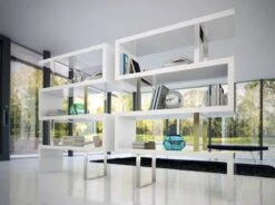 Étagère En Bois Blanc Et Acier Chromé -Wenko Soldes Boutique 91be845a2c3e457eb1f976615799b8c1