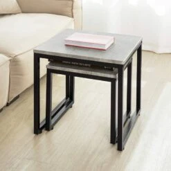 Lot De 2 Tables Basses Gigognes FBT42-HG 15 Lot De 2 Tables Basses Gigognes FBT42-HG -Wenko Soldes Boutique 92648f5cf69e48659bfaae858af6258d