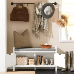 Banc De Rangement à Chaussures FSR63-SCH -Wenko Soldes Boutique 928d1b547d7947289df0472e41b4f4a7