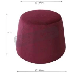 Pouf En Velours Dome -Wenko Soldes Boutique 93e433b759cd4e89a3670be29a46cc4b