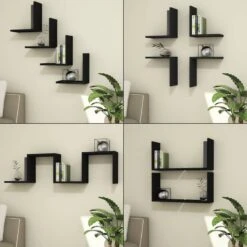 Lot De 4 étagères Murales Broby -Wenko Soldes Boutique 966900e5d74c491e87dc22115ec16142