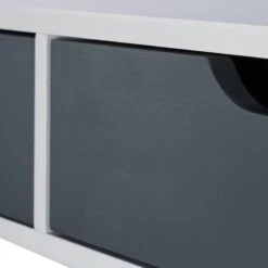 Bureau Blanc Tiroirs Noirs Scandinave -Wenko Soldes Boutique 98b959c51f784d17a6404d0b7e845e98