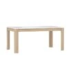 Table 160/206 Cm Plateau Blanc Et Bois -Wenko Soldes Boutique 98cebbf5e9dc419b8ad447d69820ac3e