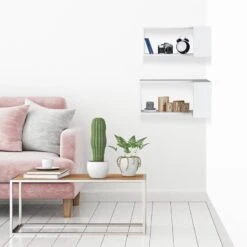 Étagère Murale D’angle En Lot De 2 -Wenko Soldes Boutique 9977a117d40544f5ada57b22f39271c4