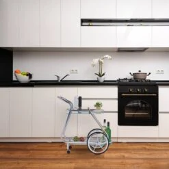 Chariot De Service Fer Chromé Et Verre -Wenko Soldes Boutique 9b122a03b22a4ebe8861dbaf29860951