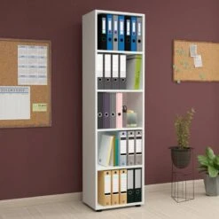 Bibliothèque Vara à 5 Niveaux -Wenko Soldes Boutique 9c4e90e276a3408482228b9a1b7d5656