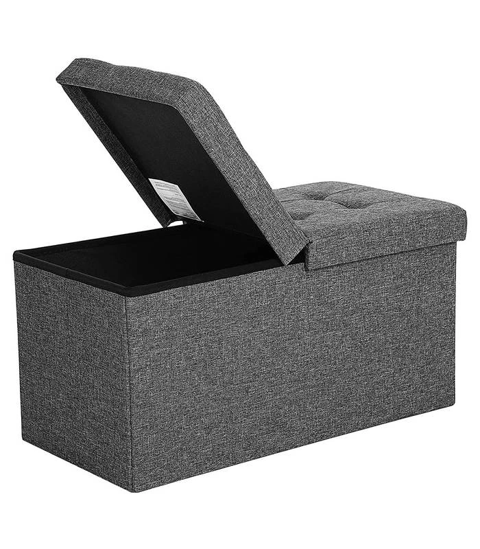 Coffre De Rangement Avec Couvercle L76cm 1 Coffre De Rangement Avec Couvercle L76cm