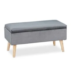 Banc En Velours Avec Espace De Rangement -Wenko Soldes Boutique 9e7ca940c1844225911b8a1a545d7ccf