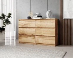 FURNIX Commode Arenal Avec 6 Tiroirs -Wenko Soldes Boutique 9f168a482a3745db8488d1af0c9f3b0d