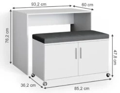 Bureau Flona Blanc & Banc Capitonné -Wenko Soldes Boutique a06e509affef4e75a3c78c420ee76e55.cropped 77 228 853 662.processed