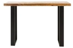Table Console 115x40x77cm Noir/naturel
