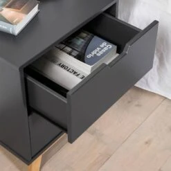 Table Chevet Miranda 2 Tiroir Anthracite -Wenko Soldes Boutique a18b4c61e1bd4d7ca9763c0540b7043a