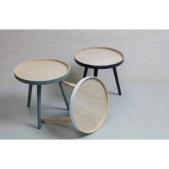Table Basse Ronde Trépied Bois Clair -Wenko Soldes Boutique a31f3baebb254daa9e9fa681aa36e855