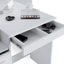 Coiffeuse Meryl Blanc & Tabouret Et LED -Wenko Soldes Boutique a5afb35ecb1649bb88e6beefb962f807