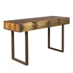 Console 2 Tiroirs En Bois Or -Wenko Soldes Boutique a6b7019b818b4947af827601305d5e28