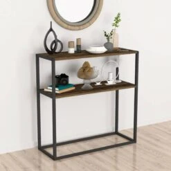 Table Console Hemsedal Anthracite -Wenko Soldes Boutique a8545f87884548d1882d7a67d6093e31