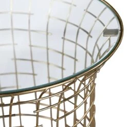 Table D'appoint 40x40x45cm Noir/or -Wenko Soldes Boutique a9267165d0634288b32258bc6ca45277