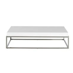 Table Basse En Bois Blanc Et Acier -Wenko Soldes Boutique a9fcbbc4916a438197f62f232b6c9c29