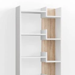 Bibliothèque Fico Blanc/sonoma -Wenko Soldes Boutique aa70fba656dc4686b44bd5d8cad39a86