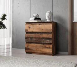 FURNIX Commode Avec 3 Tiroirs -Wenko Soldes Boutique aadd0e2b3b914bdf846644f30deeb81b