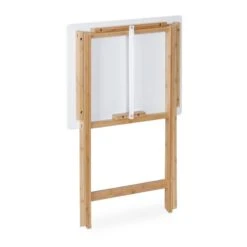 Table Pliante Blanche En Bambou -Wenko Soldes Boutique acca404570c44316976ee7404dadbe93
