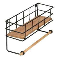 Étagère Murale Slangerup Noir -Wenko Soldes Boutique aea2328e9c3b49d78fe9f0a3823393f1