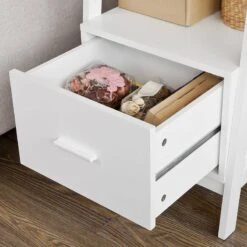 Bibliothèque Étagère Échelle FRG116-K-W -Wenko Soldes Boutique aebba2642476419084a3c84931eca3fa