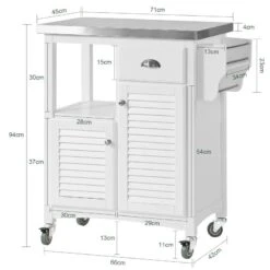 Desserte Sur Roulettes FKW37-W -Wenko Soldes Boutique afa18ebf175d4613a56ed2f78590e9ae