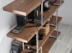 Etagère En Bois Et Verre Noir -Wenko Soldes Boutique b094c491554b45a9842ab4dcd726df80
