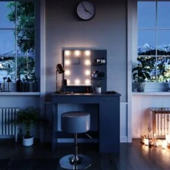 Coiffeuse Julia Avec Tabouret Et LED -Wenko Soldes Boutique b0c26e2369d2425bb8a14eb2ace97bb1