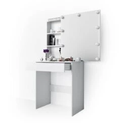 Coiffeuse Melle Blanc Avec LED -Wenko Soldes Boutique b0e4011161884ce3a0e4972282747718