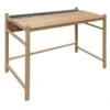Bureau Bois Frêne, Feutrine Gris L90 Cm -Wenko Soldes Boutique b20bcfe257974bdda93242dc249f6a4e