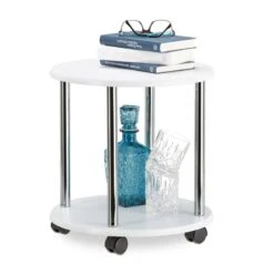 Table D’appoint Blanche 2 Niveaux -Wenko Soldes Boutique b2788ced5dd641229983f9122ba4ce88