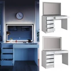 Coiffeuse Sherry Avec Miroir LED -Wenko Soldes Boutique b3cdccf34149468fbe073a0e014d512c