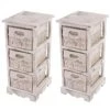 Étagère Commode (lot De 2) -Wenko Soldes Boutique b478e00436844edeadac52f839613e96