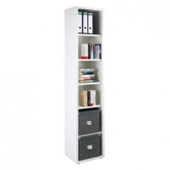Colonne Blanche 6 Niches H217cm -Wenko Soldes Boutique b53fe916858249cbbfe4fd4f5c04ffab