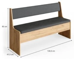 Banc Roman 137cm Sonoma/anthracite -Wenko Soldes Boutique b62d5db93ceb4945a1c70fe7b302d28b.cropped 21 162 931 733.processed