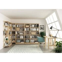 Bibliothèque Gala En Pin 7 Tablettes -Wenko Soldes Boutique b8676ad9956e4d379a084184ee203112