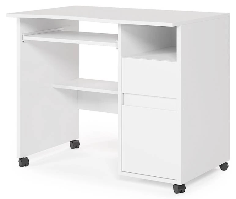 Bureau D'ordinateur Polo Blanc 1 Bureau D'ordinateur Polo Blanc