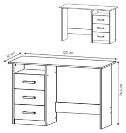 Bureau Meiko Sonoma/blanc -Wenko Soldes Boutique bac58e7f3f14438db96460f14cc13648.cropped 54 24 898 941.processed