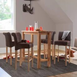 Table De Bar TimWOOD -Wenko Soldes Boutique bartisch timwood eiche massiv geoelt 527871