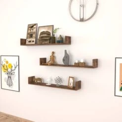 Lot De 3 étagères Murales Höganäs -Wenko Soldes Boutique be5000f97c63446ba58f6bc41d6dd3ac