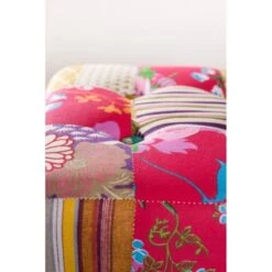Pouf Carré Tissu Bohème -Wenko Soldes Boutique be50eb9c25ce4144a5835d5a5bbf1ab0