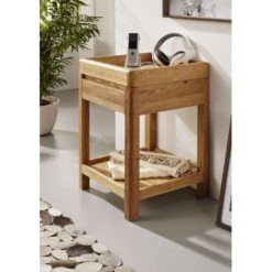Table D’appoint Anamur II -Wenko Soldes Boutique beistelltisch anamur ii wildeiche massiv 4213512