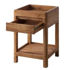 Table D’appoint Anamur II -Wenko Soldes Boutique beistelltisch anamur ii wildeiche massiv 4726452